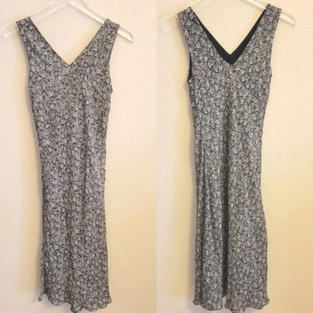 Petite Sophisticate Maxi Dress Floral Print Sz 4